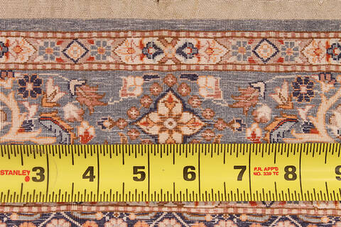 Herati Beige Hand Knotted 20 X 30  Area Rug 254-111888 Image 1
