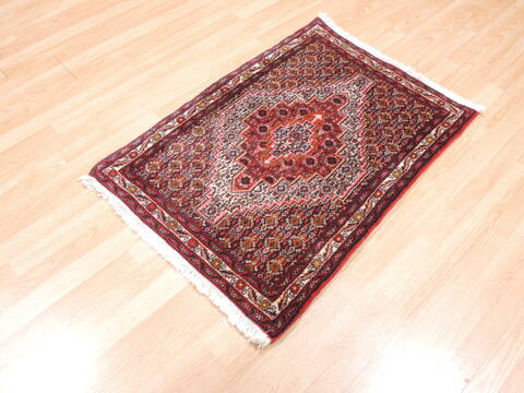 Sanandaj Red Hand Knotted 24 X 37  Area Rug 100-111978 Image 2