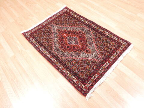 Sanandaj Red Hand Knotted 24 X 37  Area Rug 100-111978 Image 3