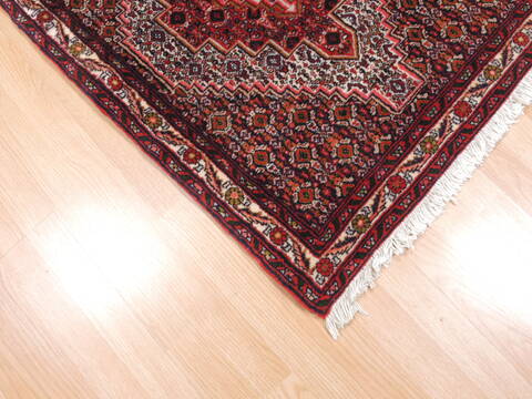 Sanandaj Red Hand Knotted 24 X 37  Area Rug 100-111978 Image 4