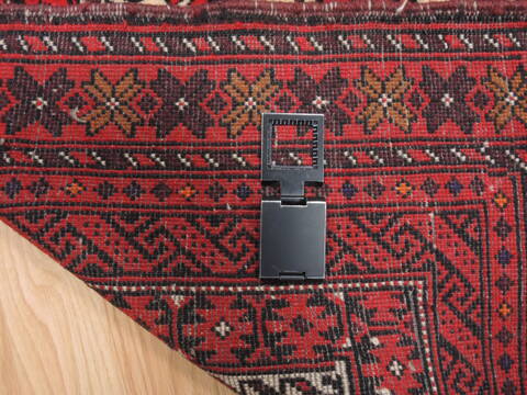 Baluch White Hand Knotted 28 X 311  Area Rug 100-111984 Image 6