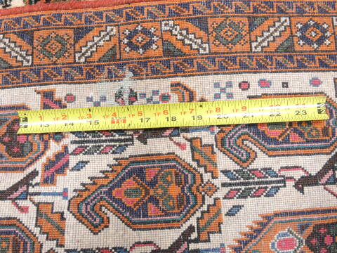 Shahre Babak Cream Hand Knotted 37 X 55  Area Rug 100-111988 Image 10