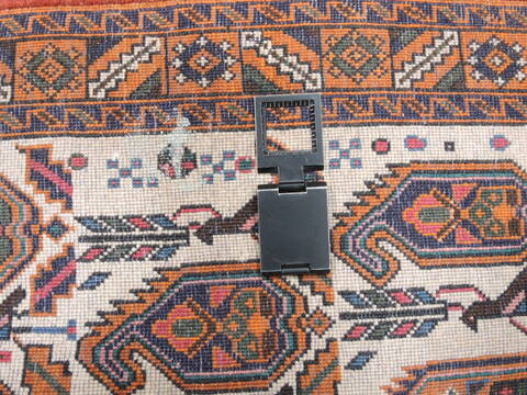 Shahre Babak Cream Hand Knotted 37 X 55  Area Rug 100-111988 Image 11