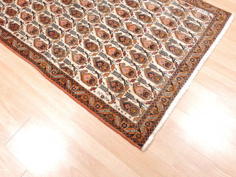 Shahre Babak Cream Hand Knotted 37 X 55  Area Rug 100-111988 Image 6