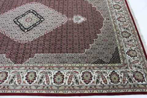 Mahi Red Hand Knotted 67 X 910  Area Rug 902-111998 Image 2