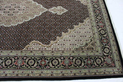 Mahi Black Hand Knotted 68 X 910  Area Rug 902-111999 Image 2