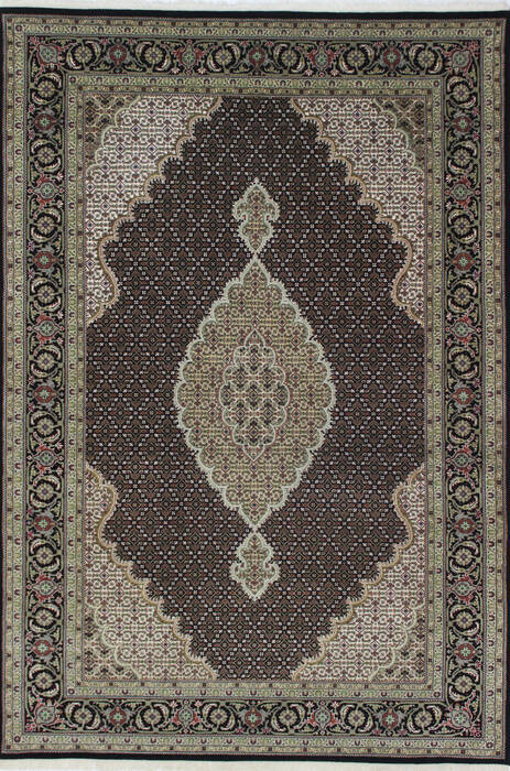 Mahi Black Hand Knotted 68 X 910  Area Rug 902-111999 Image 0