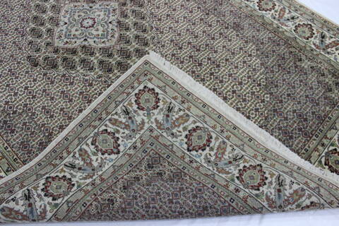 Mahi Beige Hand Knotted 65 X 100  Area Rug 902-112000 Image 3