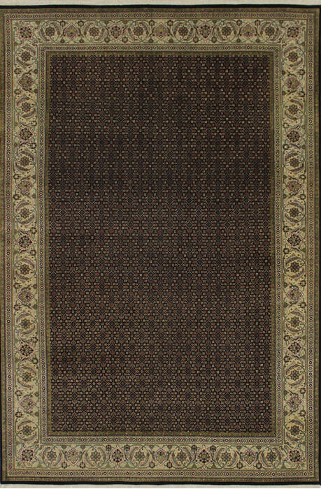 Mahi Black Hand Knotted 65 X 98  Area Rug 902-112011 Image 0