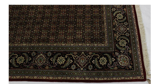 Mahi Red Hand Knotted 69 X 100  Area Rug 902-112012 Image 1
