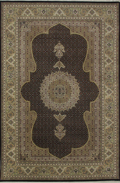 Mahi Black Hand Knotted 67 X 911  Area Rug 902-112017 Image 0