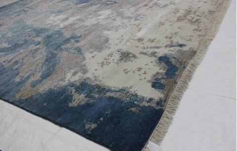Tibetan Multicolor Hand Knotted 711 X 911  Area Rug 902-112018 Image 1