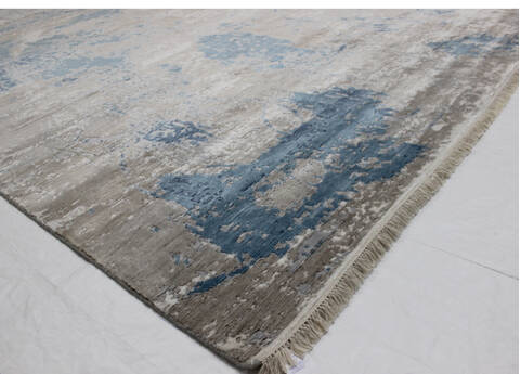 Tibetan Multicolor Hand Knotted 711 X 101  Area Rug 902-112019 Image 1