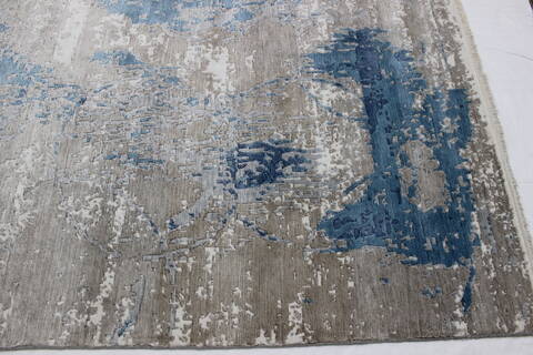 Tibetan Multicolor Hand Knotted 711 X 101  Area Rug 902-112019 Image 2