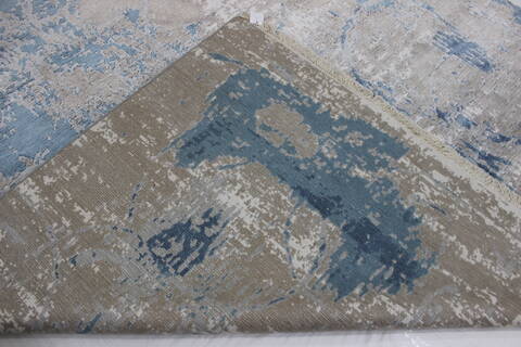 Tibetan Multicolor Hand Knotted 711 X 101  Area Rug 902-112019 Image 3