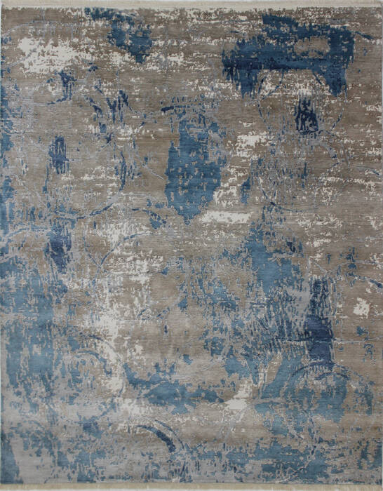 Tibetan Multicolor Hand Knotted 711 X 101  Area Rug 902-112019 Image 0