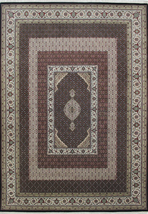 Mahi Black Hand Knotted 83 X 1111  Area Rug 902-112027 Image 0