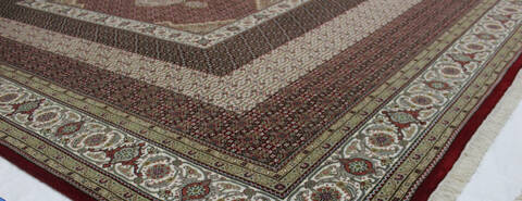 Mahi Red Hand Knotted 82 X 118  Area Rug 902-112029 Image 1