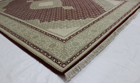 Mahi Red Hand Knotted 68 X 910  Area Rug 902-112034 Image 1
