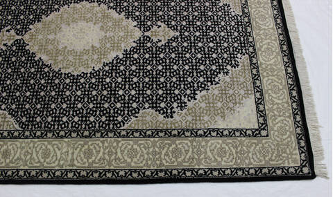 Mahi Black Hand Knotted 41 X 60  Area Rug 902-112036 Image 2