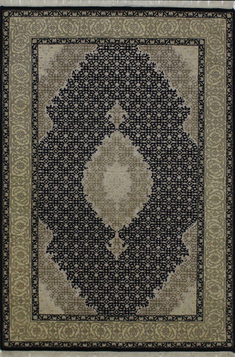 Mahi Black Hand Knotted 41 X 60  Area Rug 902-112036 Image 0
