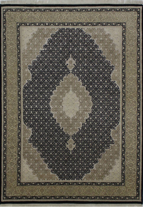 Mahi Black Hand Knotted 411 X 610  Area Rug 902-112037 Image 0