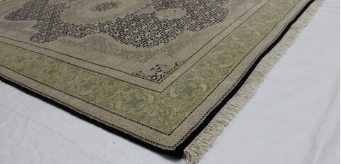 Mahi Black Hand Knotted 51 X 72  Area Rug 902-112038 Image 1