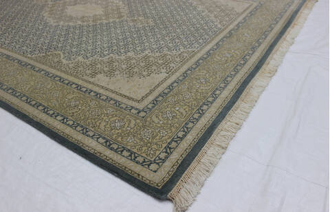 Mahi Beige Hand Knotted 59 X 80  Area Rug 902-112044 Image 1
