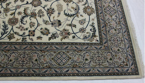 Nain Beige Hand Knotted 80 X 911  Area Rug 902-112045 Image 2