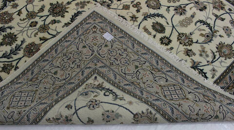 Nain Beige Hand Knotted 80 X 911  Area Rug 902-112045 Image 3