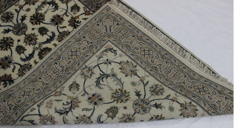 Nain Beige Hand Knotted 40 X 511  Area Rug 902-112046 Image 3
