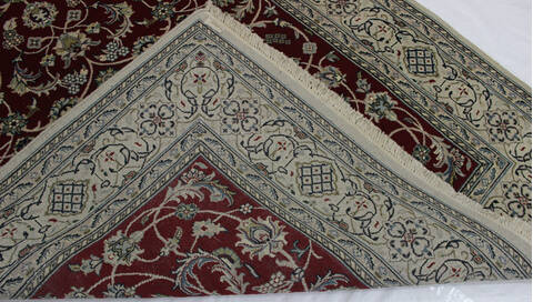 Nain Red Hand Knotted 57 X 81  Area Rug 902-112050 Image 3