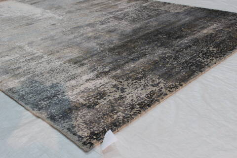 Modern Grey Hand Loomed 51 X 77  Area Rug 902-112151 Image 2