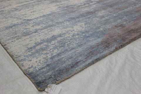 Modern Blue Hand Loomed 50 X 73  Area Rug 902-112152 Image 2