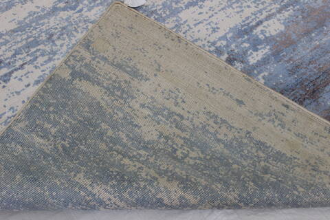 Modern Blue Hand Loomed 50 X 73  Area Rug 902-112152 Image 3