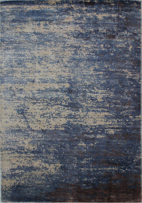 Modern Blue Hand Loomed 51 X 76  Area Rug 902-112153 Image 0