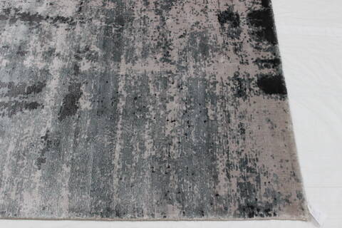 Modern Grey Hand Loomed 51 X 76  Area Rug 902-112155 Image 1
