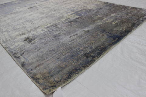 Modern Grey Hand Loomed 54 X 79  Area Rug 902-112156 Image 2