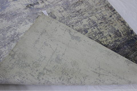 Modern Grey Hand Loomed 54 X 79  Area Rug 902-112156 Image 3