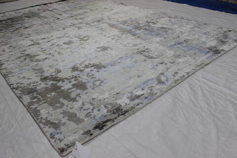 Modern Green Hand Loomed 56 X 80  Area Rug 902-112157 Image 2