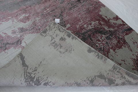Modern Red Hand Loomed 54 X 79  Area Rug 902-112159 Image 3