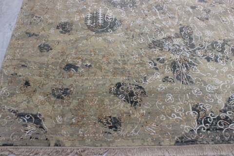 Jaipur Beige Hand Knotted 90 X 120  Area Rug 905-112225 Image 2