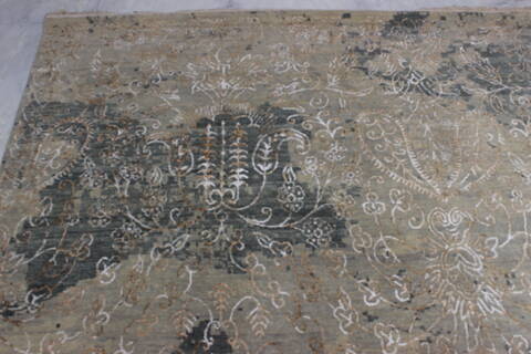 Jaipur Beige Hand Knotted 90 X 120  Area Rug 905-112225 Image 4