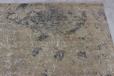 Jaipur Beige Hand Knotted 90 X 120  Area Rug 905-112225 Image 5