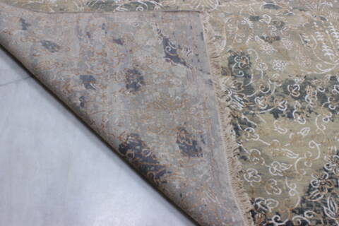Jaipur Beige Hand Knotted 90 X 120  Area Rug 905-112225 Image 7