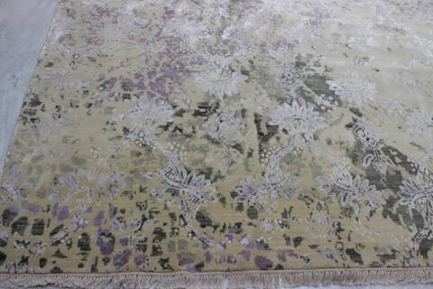 Jaipur Beige Hand Knotted 91 X 123  Area Rug 905-112230 Image 2