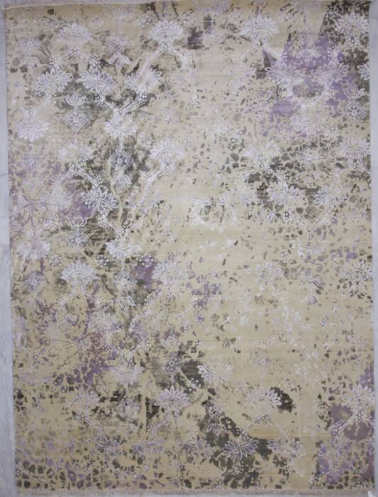 Jaipur Beige Hand Knotted 91 X 123  Area Rug 905-112230 Image 0