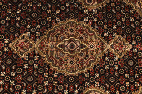 Mahi Black Square Hand Knotted 1510 X 1510  Area Rug 254-112246 Image 4