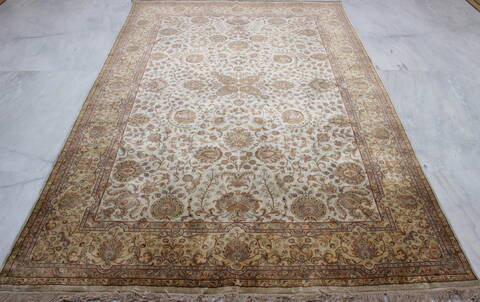 Jaipur Beige Hand Knotted 60 X 90  Area Rug 905-112274 Image 1