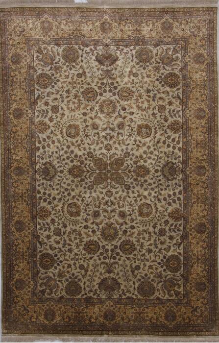 Jaipur Beige Hand Knotted 60 X 90  Area Rug 905-112274 Image 0